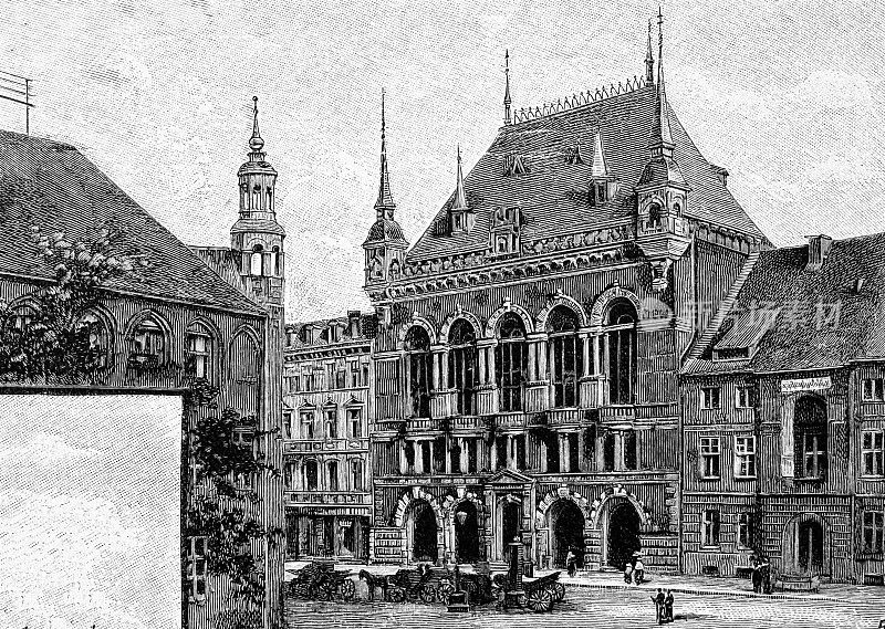 Thorn, Torun, Artushof和townhall